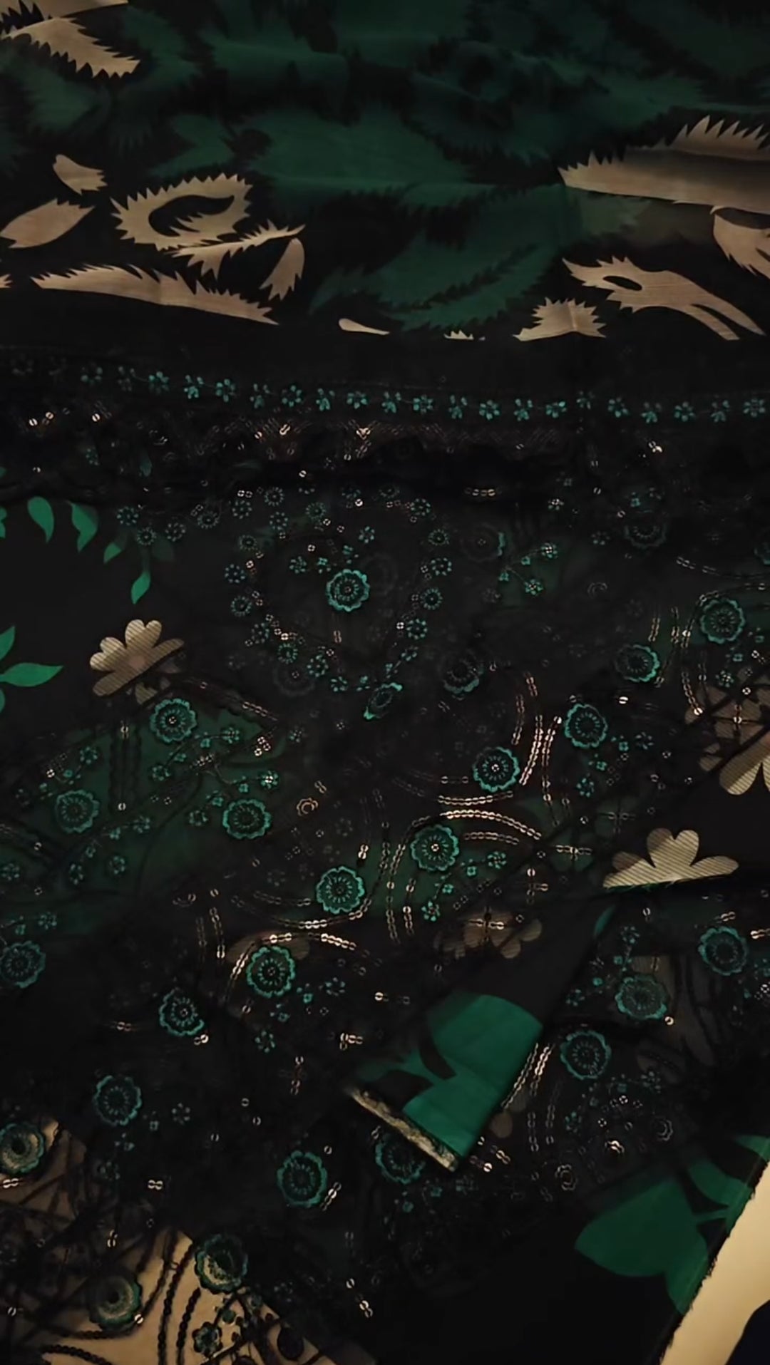 RAMSHA LAWN PRINTED LUXURY 3 PIECE ARTICLE TE30FF