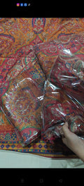 CHARIZMA MULTI WITH HOT PINK DHANAK WINTER & PASHMINA 90272HOT
